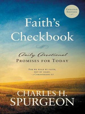 cover image of Faith's Checkbook (Updated Edition)--Daily Devotional--Promises for Today
